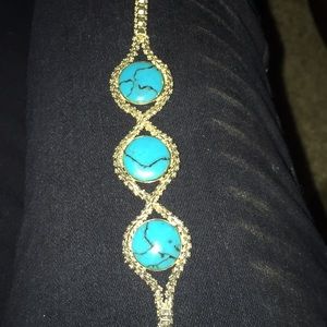 Mexico 925 and turquoise bracelet